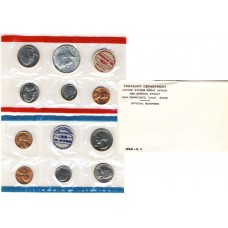 United States Mint UNC coinset 1968 P, D and S